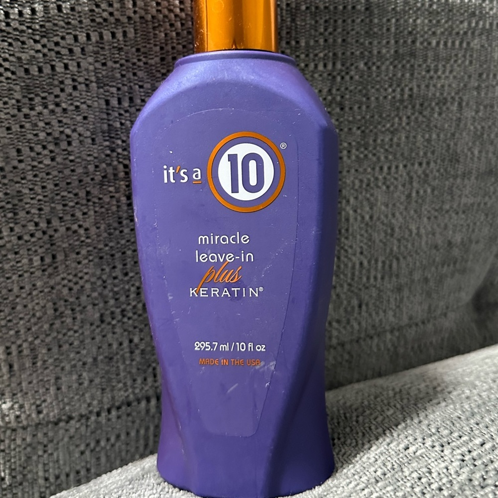 it’s a 10 miracle leave in plus keratin
